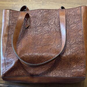 The Pioneer Woman Brown Floral Tote